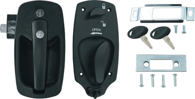 A P PRODUCTS 013-536 BAUER EURO LOCK-BLACK